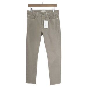 FRAME L'homme Slim Milk Beige Men's Jeans
